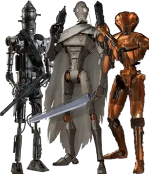 Illustration of the Droid, Class IV species
