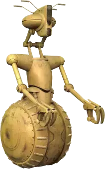 Illustration of the Droid, Class V species
