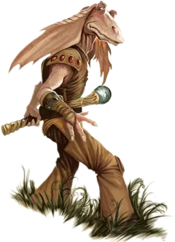 Illustration of the Gungan species
