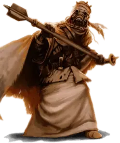 Illustration of the Tusken species